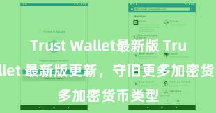 Trust Wallet最新版 Trust Wallet 最新版更新，守旧更多加密货币类型