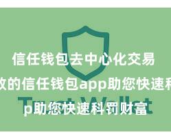 信任钱包去中心化交易 安全高效的信任钱包app助您快速科罚财富