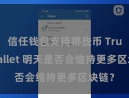 信任钱包支持哪些币 Trust Wallet 明天是否会维持更多区块链？